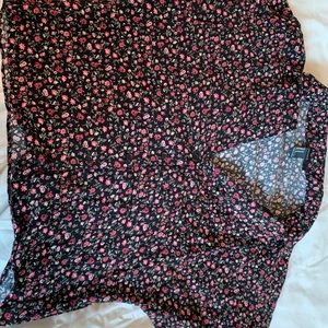 Floral Print Button Shirt